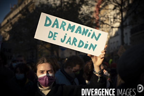 Manifestation contre la loi de securite globale. 28112020. Paris.