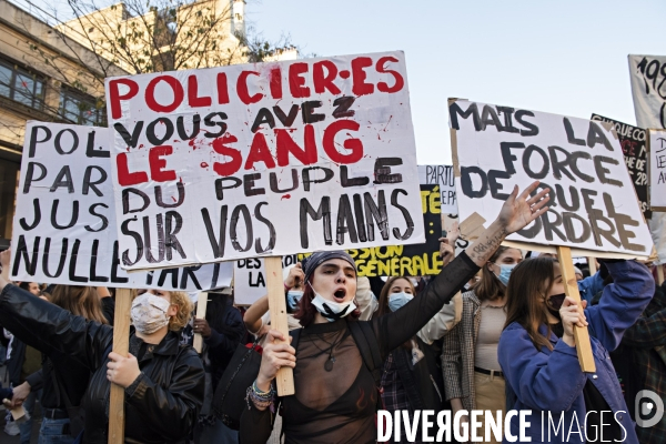 Manifestation contre la loi de securite globale. 28112020. Paris.