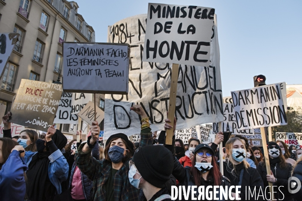 Manifestation contre la loi de securite globale. 28112020. Paris.