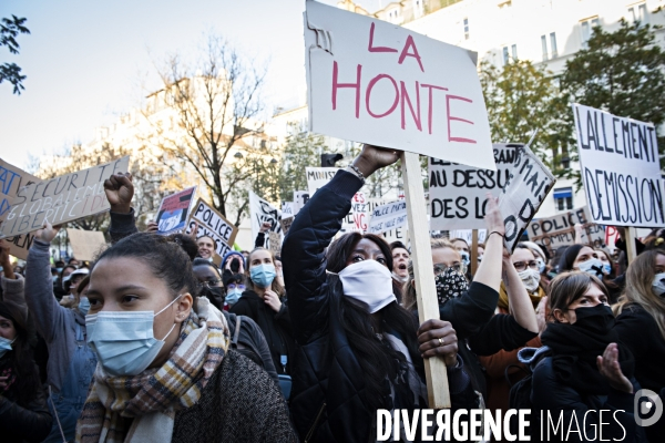 Manifestation contre la loi de securite globale. 28112020. Paris.