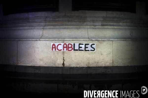 Manifestation contre la loi de securite globale. 28112020. Paris.