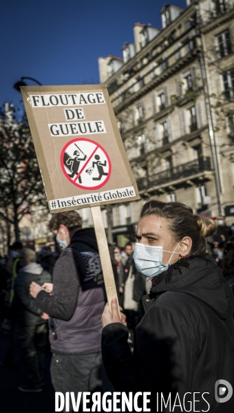 Paris, 28.11.2020. Marche des Libertes contre la loi de securite globale