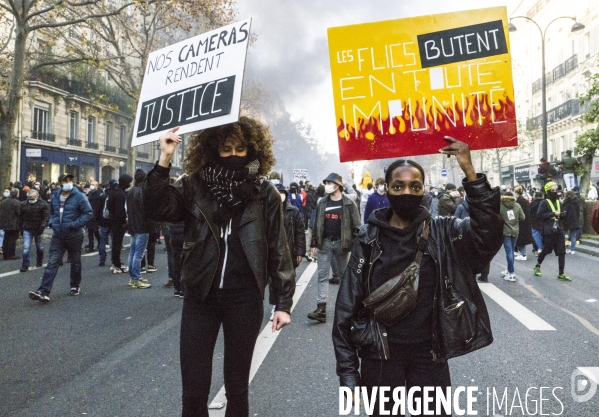 Paris, 28.11.2020. Marche des Libertes contre la loi de securite globale