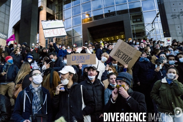 Paris, 28.11.2020. Marche des Libertes contre la loi de securite globale