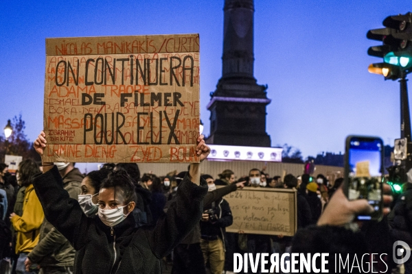 Paris, 28.11.2020. Marche des Libertes contre la loi de securite globale