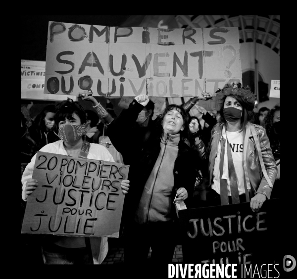 Rassemblement pour demander justice pour Julie