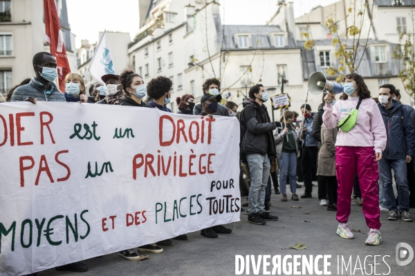 Manifestation contre la LPR et la précarité