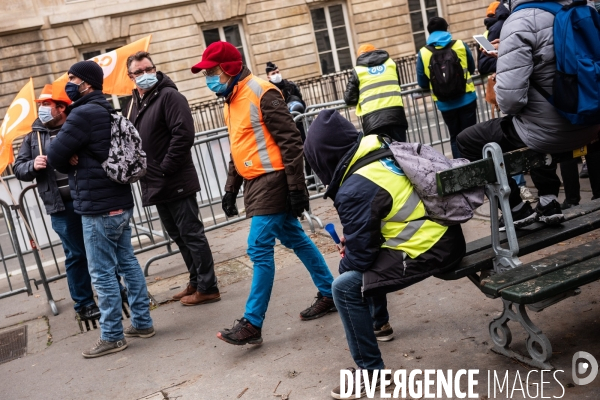 Manifestation des salariés de. Général Electric