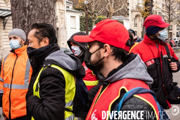 Manifestation des salariés de. Général Electric