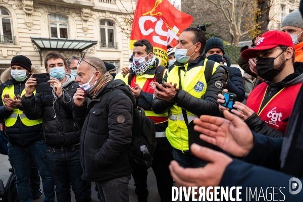 Manifestation des salariés de. Général Electric