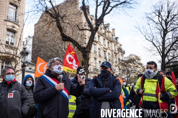 Manifestation des salariés de. Général Electric