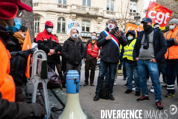 Manifestation des salariés de. Général Electric