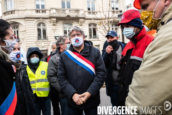 Manifestation des salariés de. Général Electric