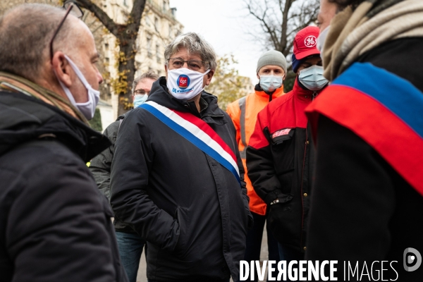 Manifestation des salariés de. Général Electric