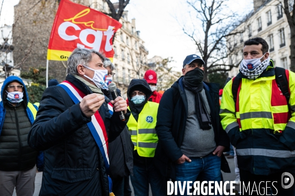 Manifestation des salariés de. Général Electric