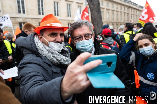 Manifestation des salariés de. Général Electric