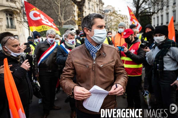 Manifestation des salariés de. Général Electric