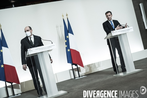 Stratégie vaccinale, conférence de presse de Jean Castex