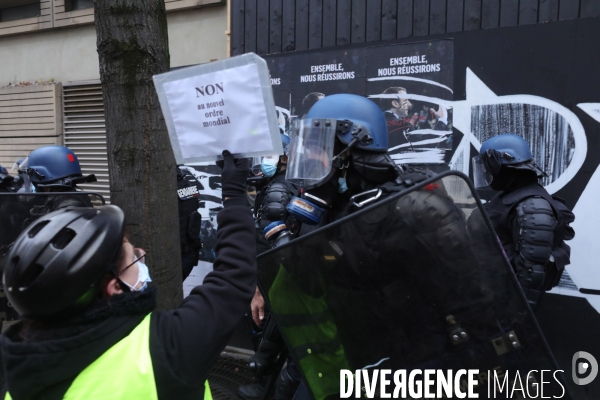 Marche des libertés contre la loi sécurité globale