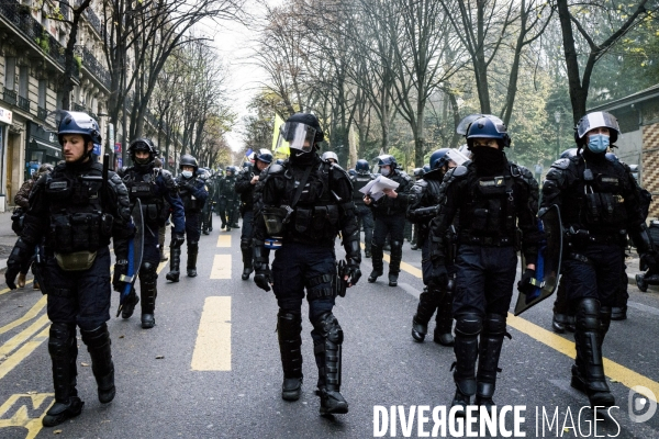 Paris, 05.12.2020 - Manifestation contre la loi de securite globale