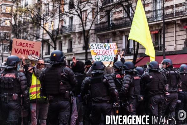 Manifestation #4 contre la loi Sécurité Globale