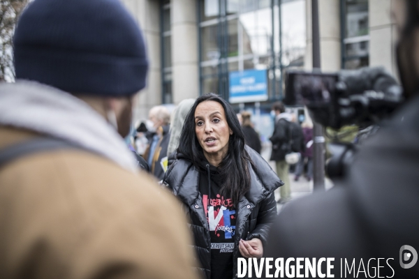 Manifestation contre la loi  sécurité globale  et contre le chômage et la précarité 05122020