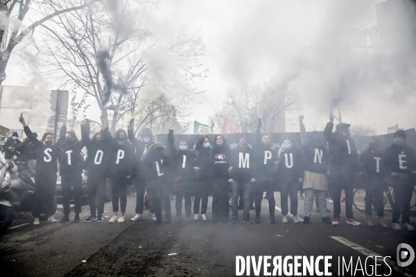 Manifestation contre la loi  sécurité globale  et contre le chômage et la précarité 05122020