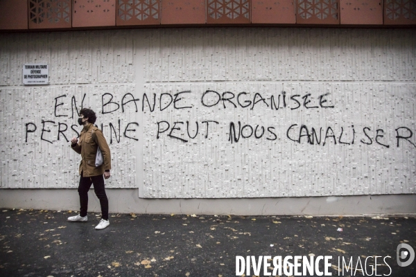 Manifestation contre la loi  sécurité globale  et contre le chômage et la précarité 05122020