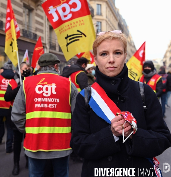 Rassemblement à l appel de SUD-Rail et de Solidaires Groupe RATP contre l ouverture à la concurrence des transports publics