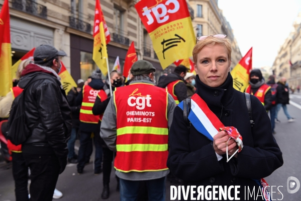 Rassemblement à l appel de SUD-Rail et de Solidaires Groupe RATP contre l ouverture à la concurrence des transports publics