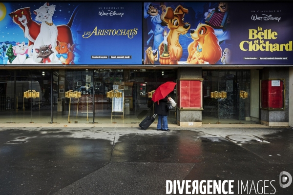 Cinemas et Théatres fermés dans le quartier Montparnasse