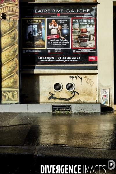 Cinemas et Théatres fermés dans le quartier Montparnasse