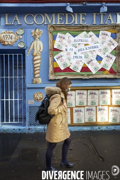 Cinemas et Théatres fermés dans le quartier Montparnasse