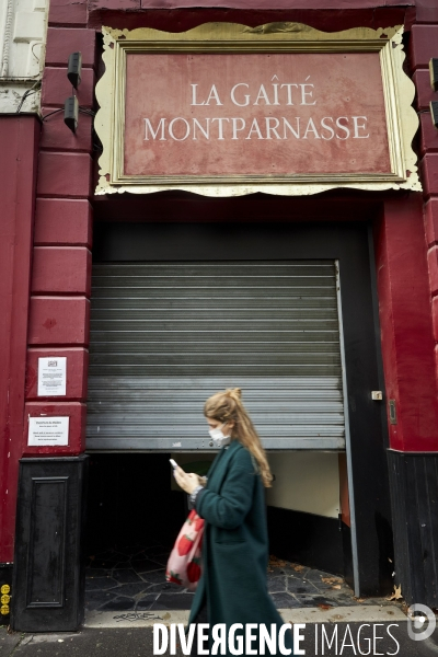 Cinemas et Théatres fermés dans le quartier Montparnasse