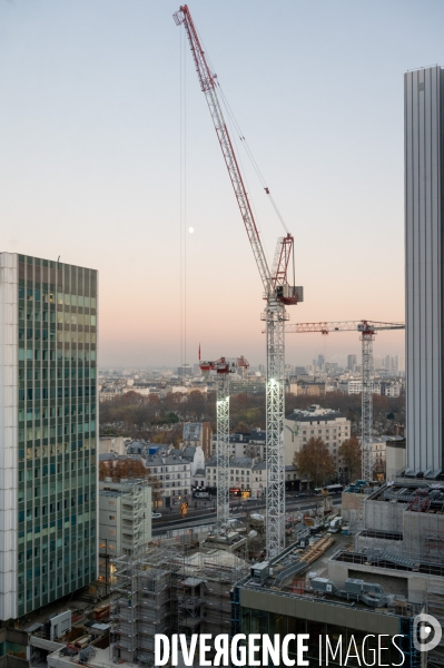 Chantier des Ateliers Gaité, hôtel Pullman.