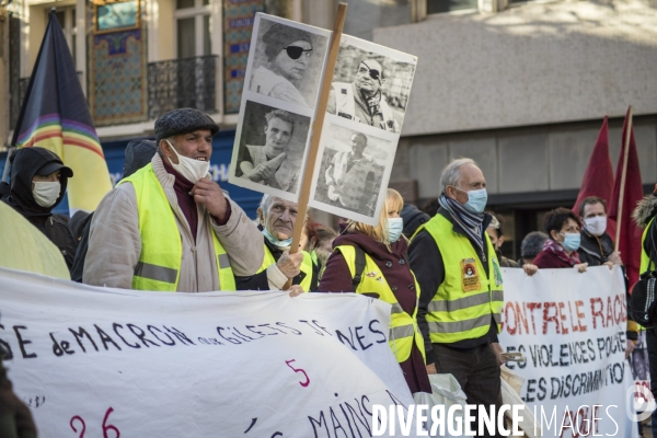 Marche contre les  lois d exception  à Marseille