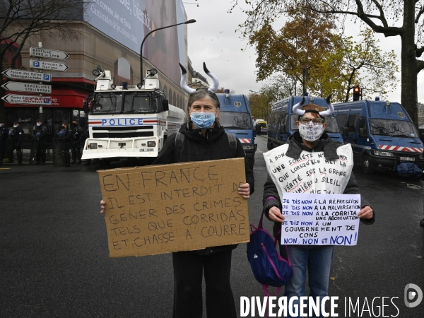 Manifestation contre le projet de loi SECURITE GLOBALE PPL, la marche des libertés du 12 decembre 2020. Demonstration against new security law project against freedom of information.