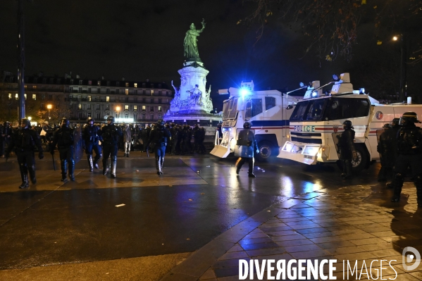 Manifestation contre le projet de loi SECURITE GLOBALE PPL, la marche des libertés du 12 decembre 2020. Demonstration against new security law project against freedom of information.