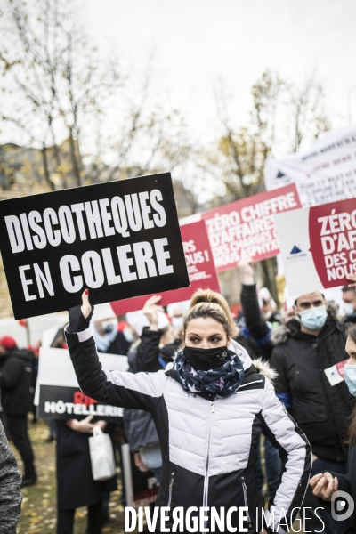 COVID Manifestation du secteur de l hôtellerie-restauration et du tourisme