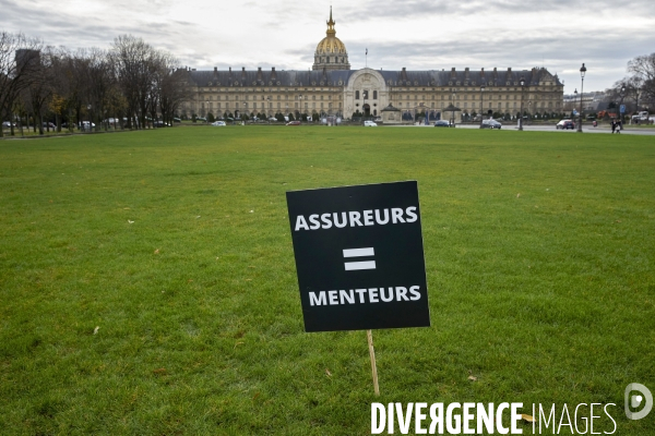 Manifestation des restaurateurs et evenementiels aux Invalides