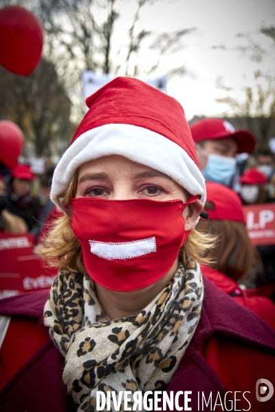 Manifestation des restaurateurs et evenementiels aux Invalides