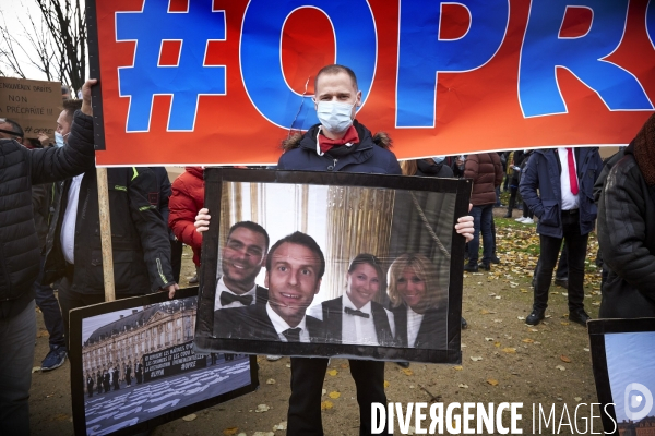 Manifestation des restaurateurs et evenementiels aux Invalides