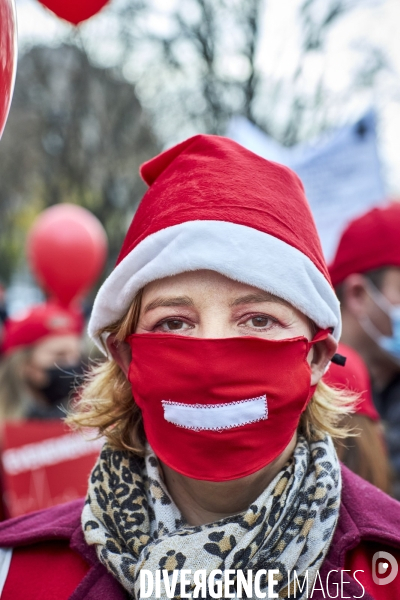 Manifestation des restaurateurs et evenementiels aux Invalides
