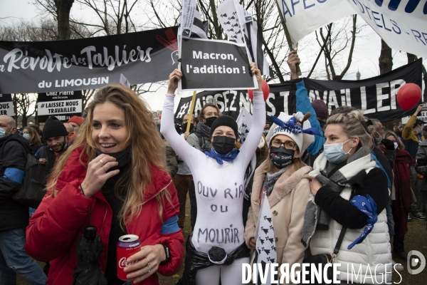 Mobilisation des restaurateurs et professionnels de l événementiel