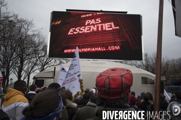 Mobilisation des restaurateurs et professionnels de l événementiel