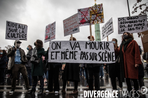 Mobilisation pour la réouverture des lieux de culture