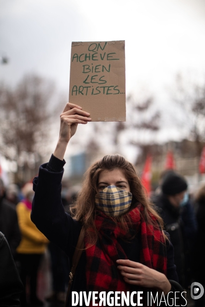 Mobilisation pour la réouverture des lieux de culture