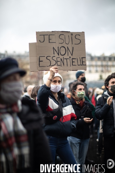 Mobilisation pour la réouverture des lieux de culture