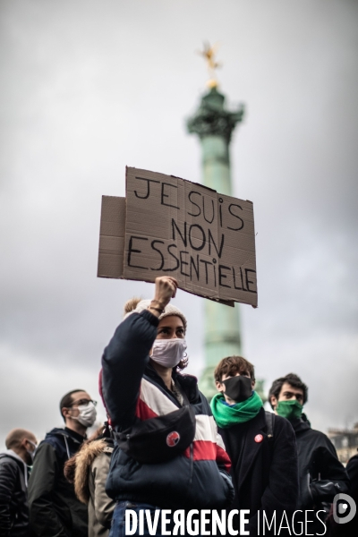 Mobilisation pour la réouverture des lieux de culture