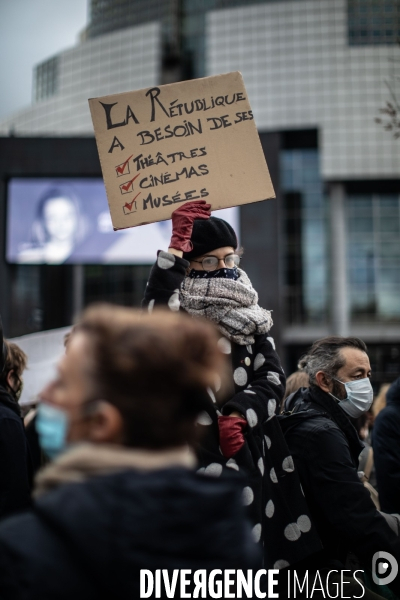 Mobilisation pour la réouverture des lieux de culture